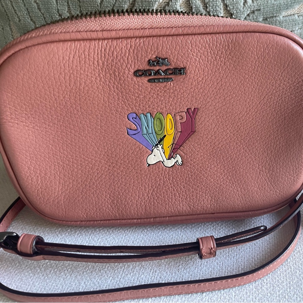 Coach Pink Snoopy Women's Bag